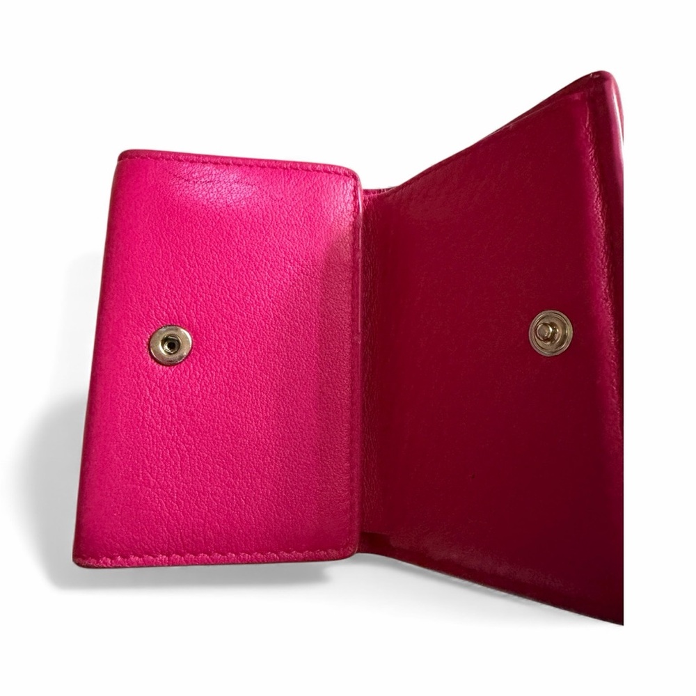 Balenciaga Fuchsia Leather Compact wallet - Picture 7 of 8